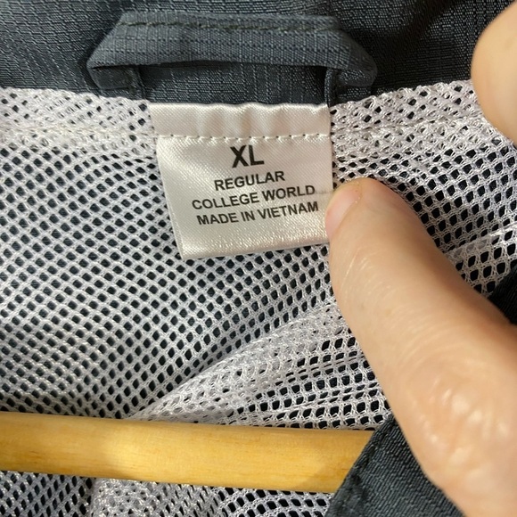 Alabama Crimson Men's Track Jacket Full Zip Active Running Windbreaker Size XL - Picture 4 of 13